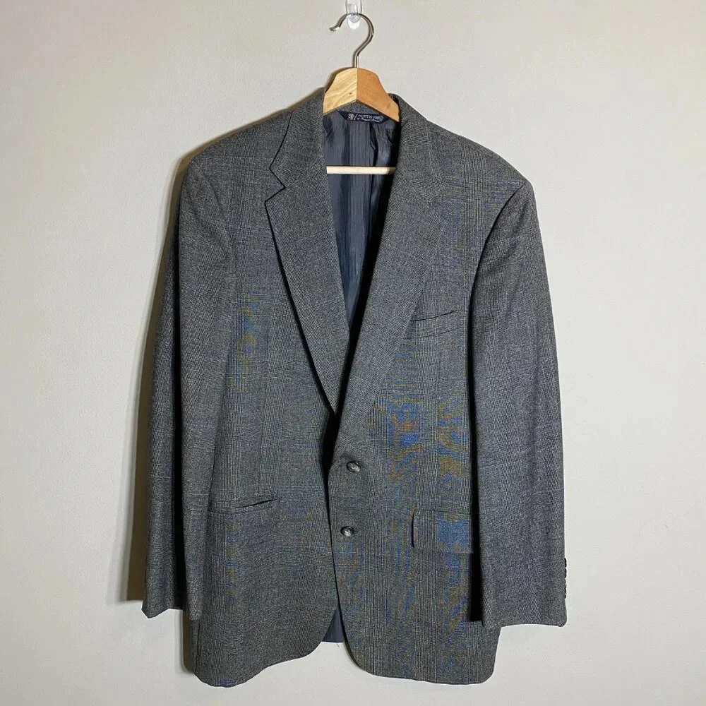 Austin Reed Wool Sport Coat Dinner Jacket Blazer Men's Size 42R* Gray Career